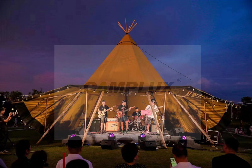 印第安tipi72人帐篷设计研发销售