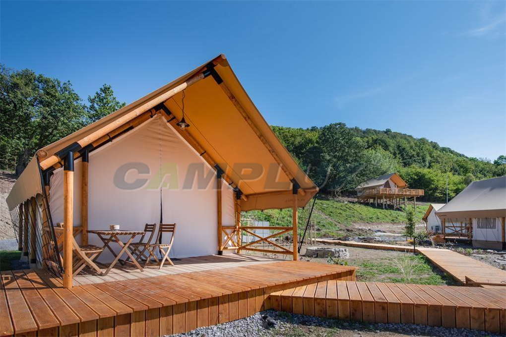 营地民宿防腐木屋帐篷酒店