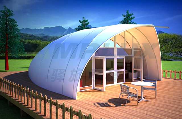 野奢贝壳帐篷酒店全景展示